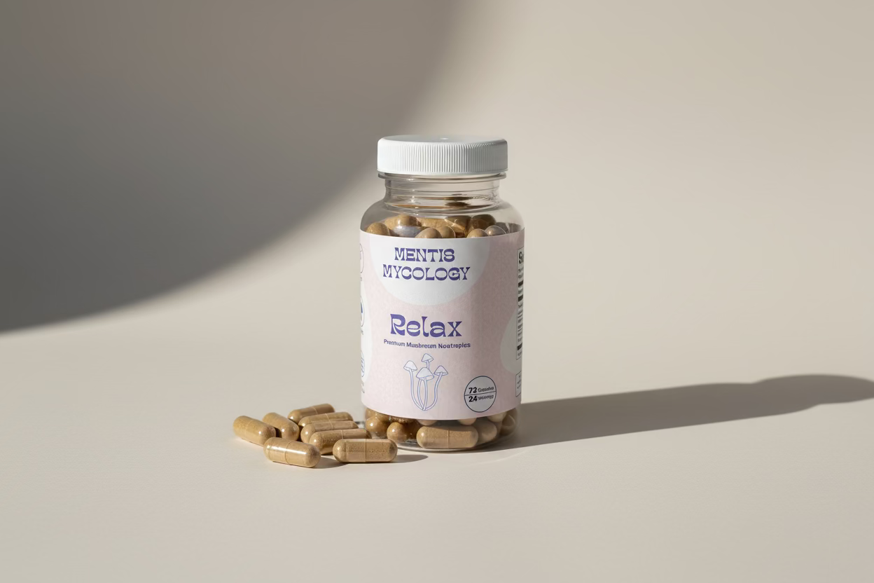 Relax Capsules – Functional Mushroom Blend