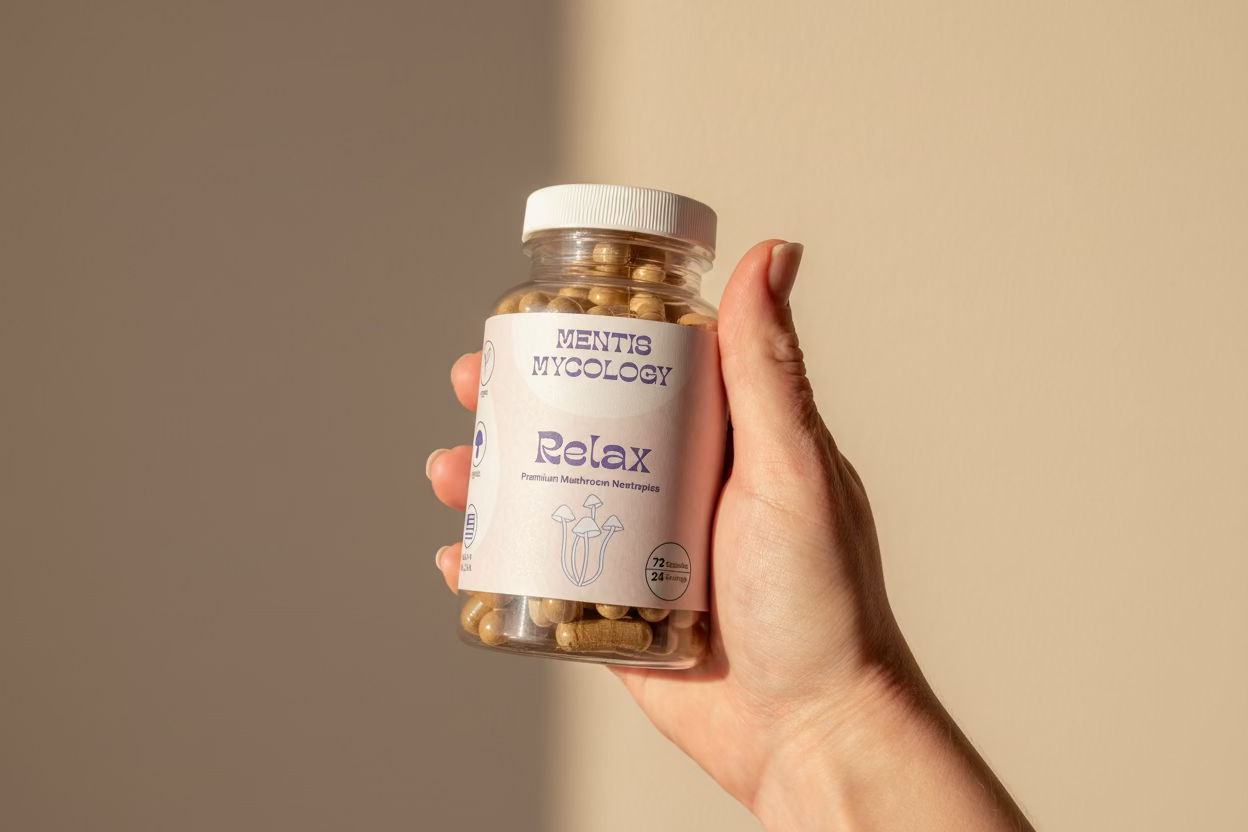 Relax Capsules | Nootropic Mushroom Supplement