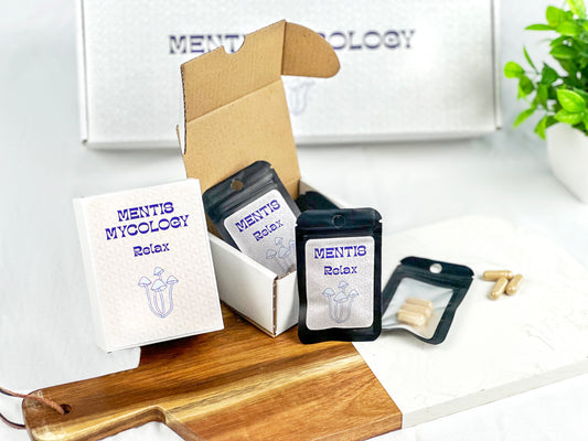 RELAX Capsules | Nootropic Mushroom Supplement