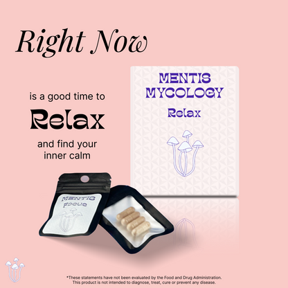 RELAX Capsules | Nootropic Mushroom Supplement