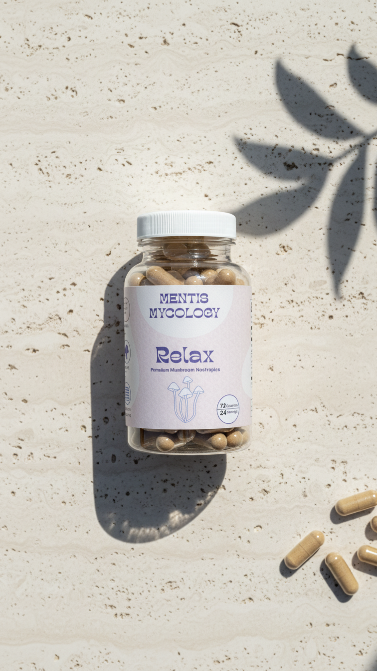 Relax Capsules – Functional Mushroom Blend
